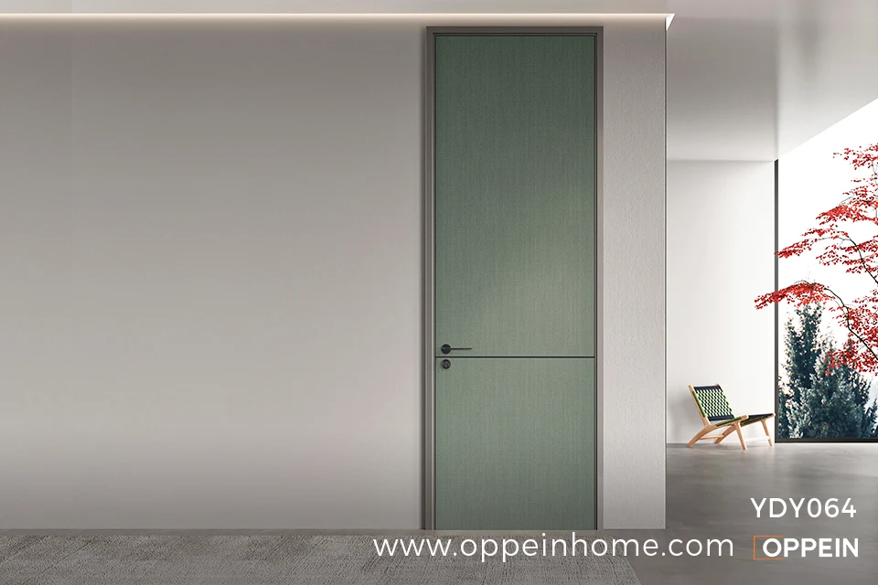Green bedroom interior door Dubai